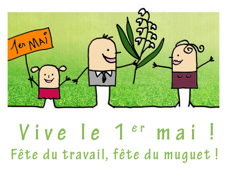 carte Vive le 1er mai !