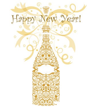 carte Des bulles de champagne pour 2012