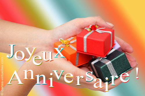 carte Très joyeux Anniversaire