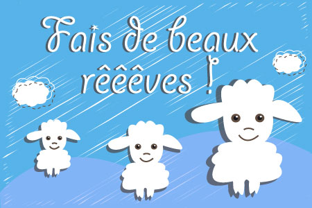 carte Fais de beaux rêves !