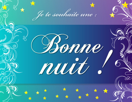 carte Bonne nuit !