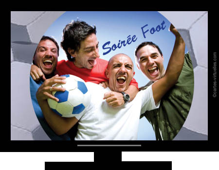 carte Soirée foot