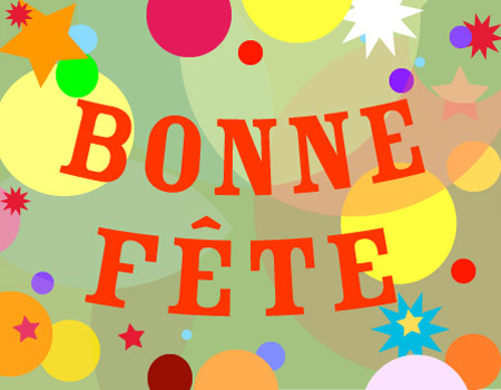 carte Bonne fête