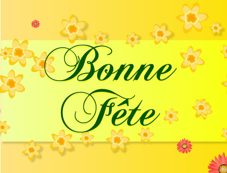 carte Bonne fête !