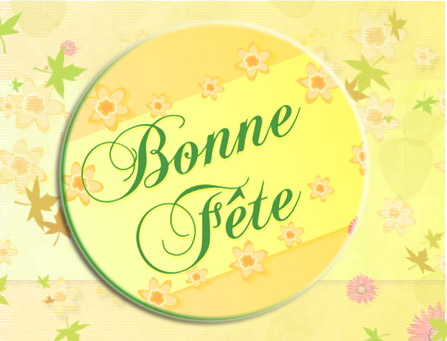 carte Bonne fête !