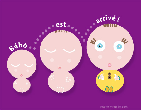 carte Bébé est arrivé !