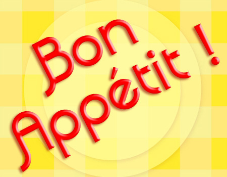 carte Bon appétit !