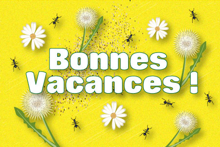 carte Bonnes vacances