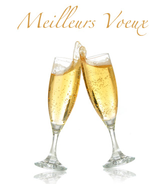 carte Champagne pour la nouvelle année
