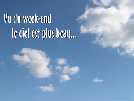 carte Ciel de week end