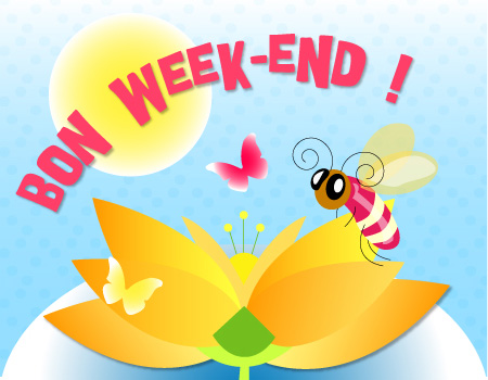 carte Bon week-end !